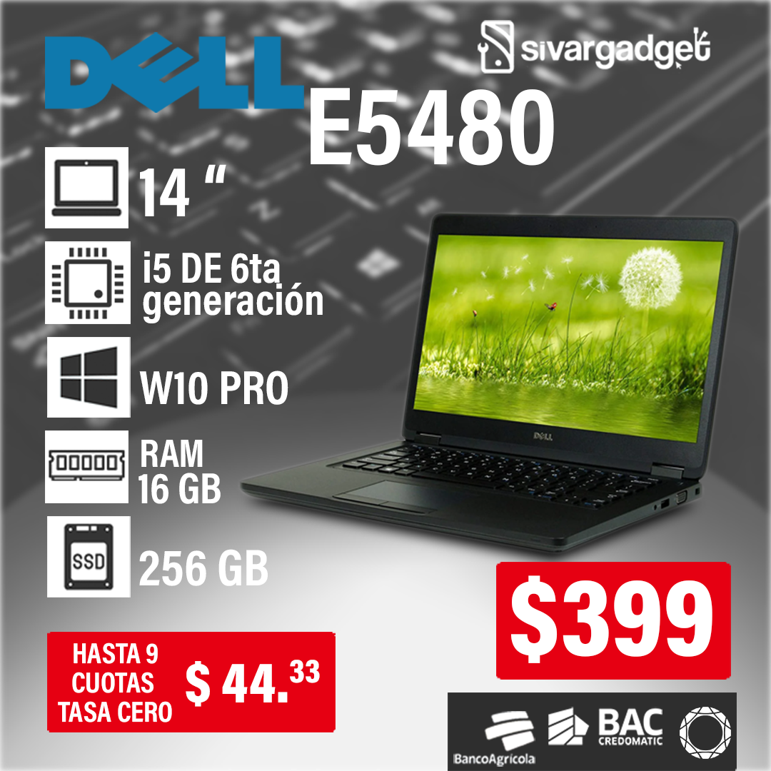 Laptop DELL E5480